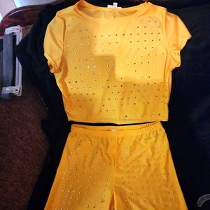 2 piece short set